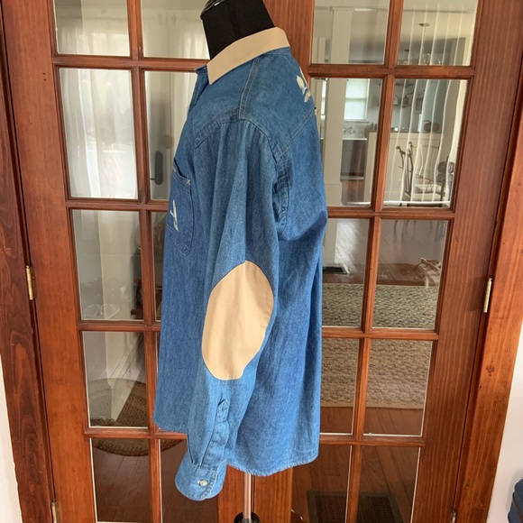 Canadian Outdoors Denim Bison Shirt - Picture 5 of 11